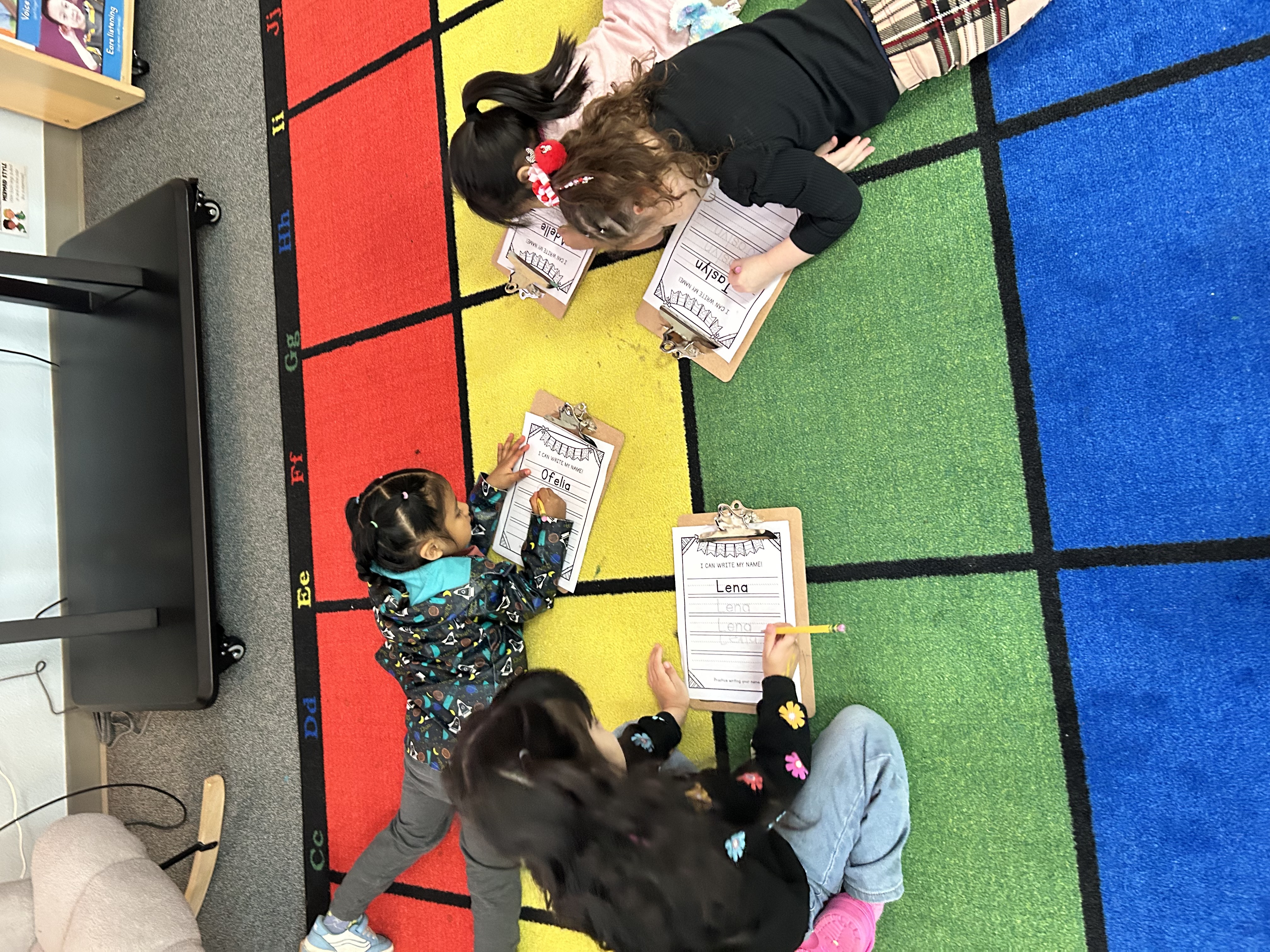 Students reading 